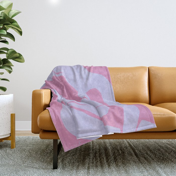 The Blue Nude at Dawn by Henri Matisse Throw Blanket Gallery Image 1