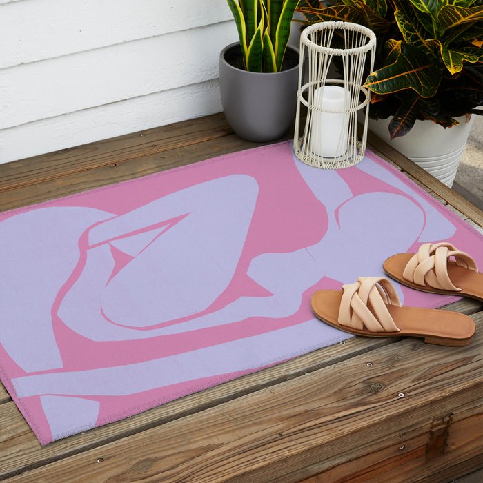 The Blue Nude at Dawn by Henri Matisse Outdoor Rug Gallery Image 2