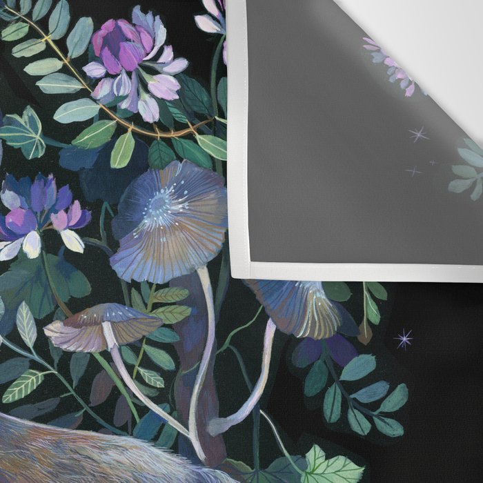 Moon Wolf Wall Tapestry Gallery Image 3