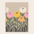 Bloom Wildly - Colorful Zinnia Flowers and Butterfly Notebook Gallery Image 4