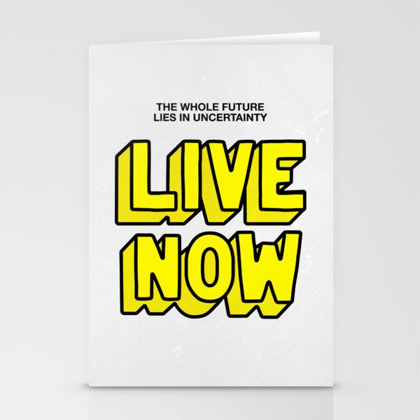 The Future: Live Now Stationery Card Gallery Image 2