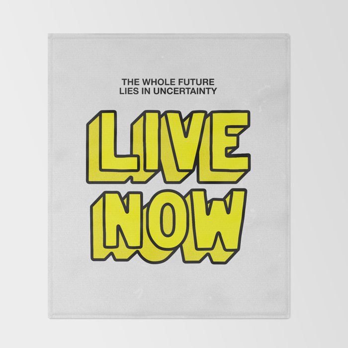 The Future: Live Now Throw Blanket Gallery Image 2