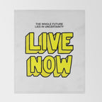 The Future: Live Now Throw Blanket Gallery Image 2