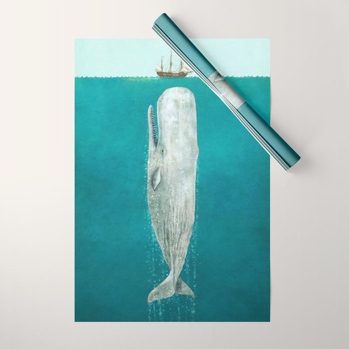 The Whale - Full Length  Wrapping Paper Gallery Image 1