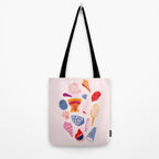 Tropical Seashells Tote Bag Gallery Image 2