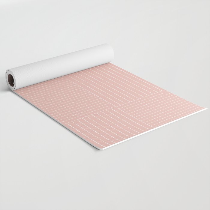 Lines III (Pink) Yoga Mat Gallery Image 2