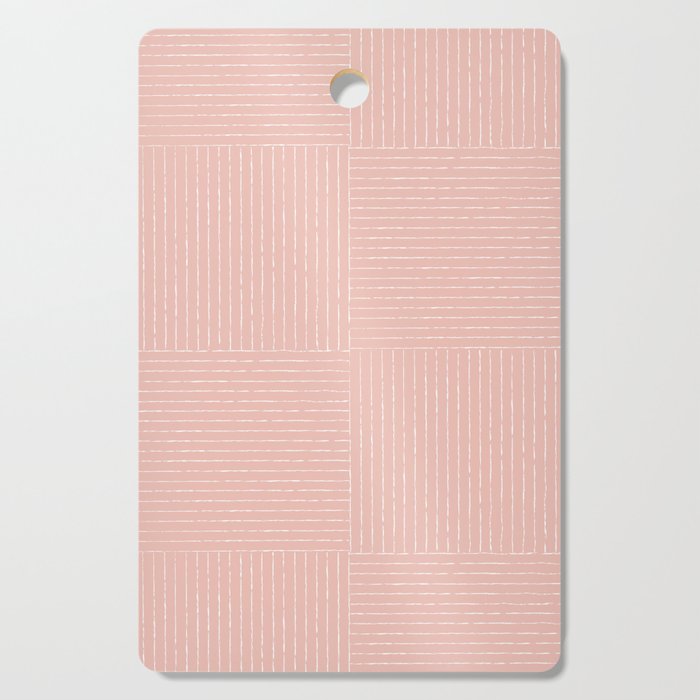 Lines III (Pink) Cutting Board Gallery Image 1