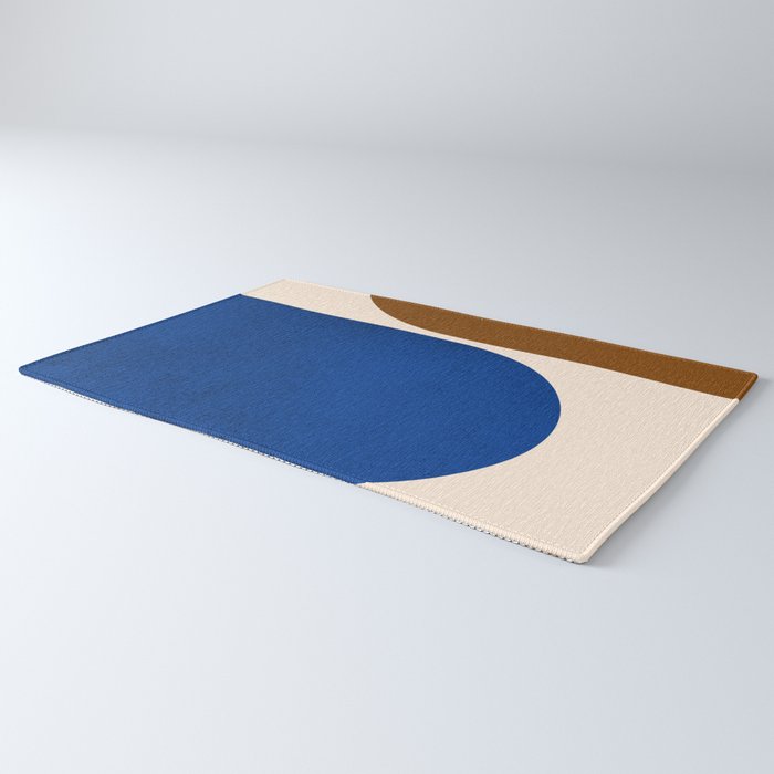 Earthy Eclectic Arches - Blue & Brown Rug Gallery Image 3