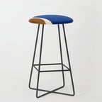 Earthy Eclectic Arches - Blue & Brown Stool Gallery Image 1