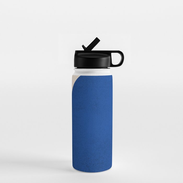 Earthy Eclectic Arches - Blue & Brown Water Bottle Gallery Image 1