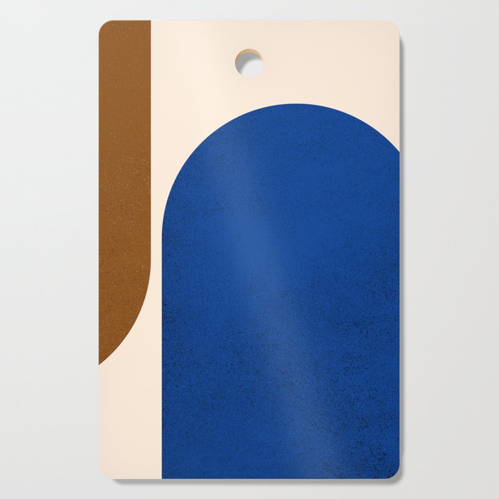 Earthy Eclectic Arches - Blue & Brown Cutting Board Gallery Image 1