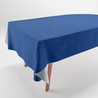 Earthy Eclectic Arches - Blue & Brown Tablecloth Gallery Image 1