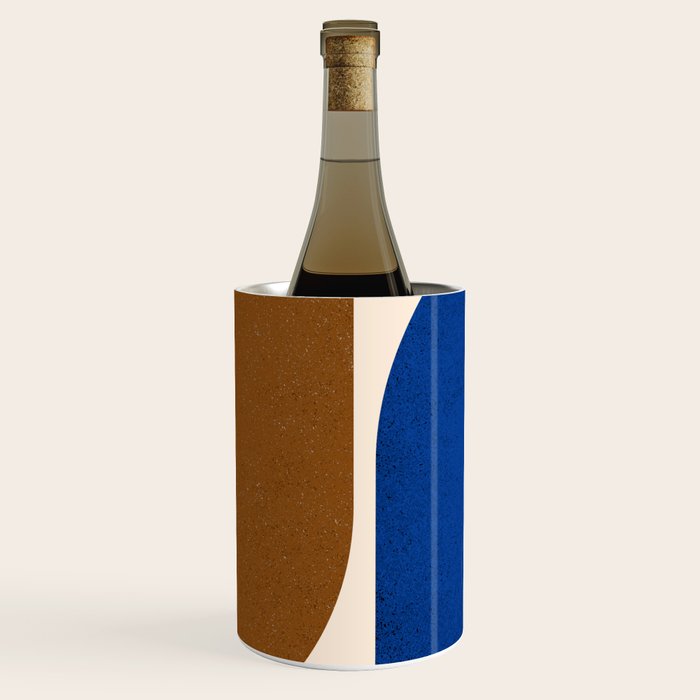 Earthy Eclectic Arches - Blue & Brown Wine Chiller Gallery Image 2