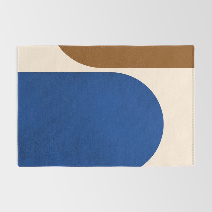 Earthy Eclectic Arches - Blue & Brown Rug Gallery Image 2