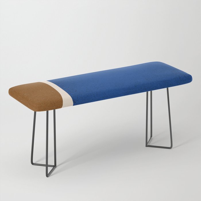 Earthy Eclectic Arches - Blue & Brown Bench Gallery Image 1
