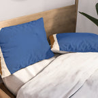 Earthy Eclectic Arches - Blue & Brown Pillow Sham Gallery Image 2