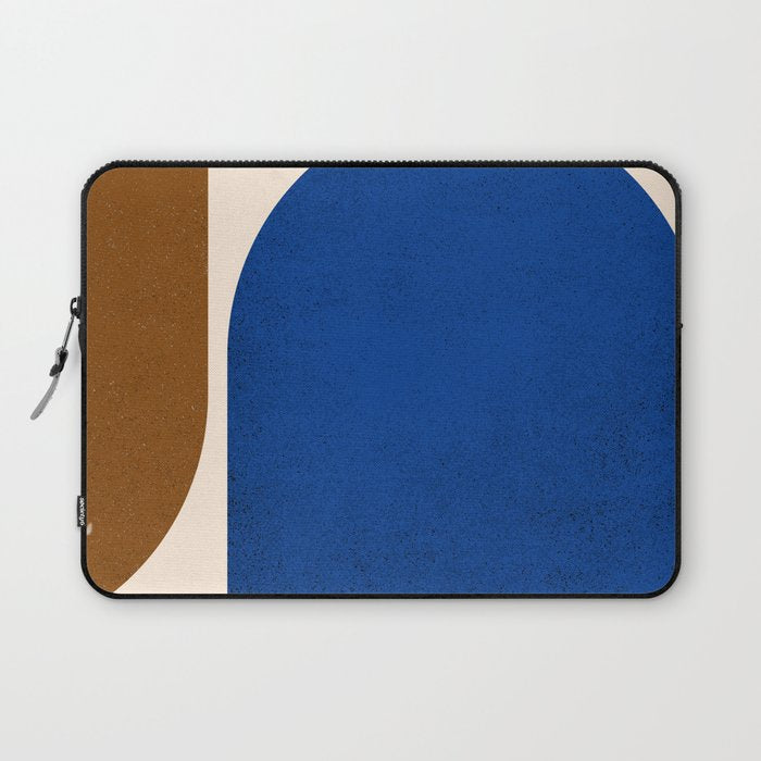 Earthy Eclectic Arches - Blue & Brown Laptop Sleeve Gallery Image 1