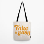 Take it Easy (Yellow Palette) Tote Bag Gallery Image 2