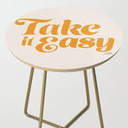 Take it Easy (Yellow Palette) Side Table Gallery Image 2