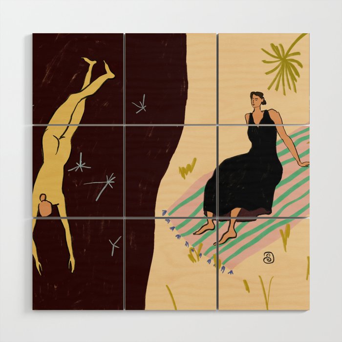 YIN AND YANG Wood Wall Art Gallery Image 1