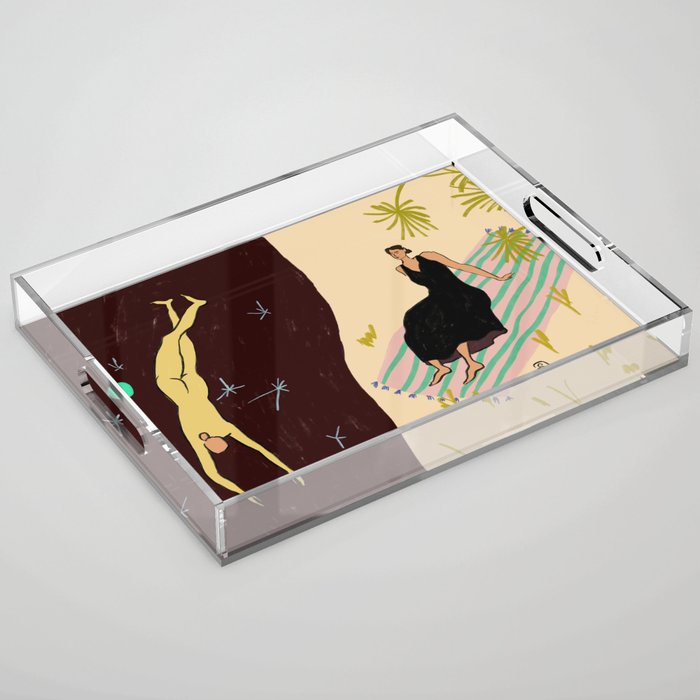 YIN AND YANG Acrylic Tray Gallery Image 1