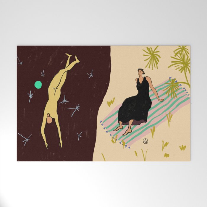 YIN AND YANG Welcome Mat Gallery Image 1