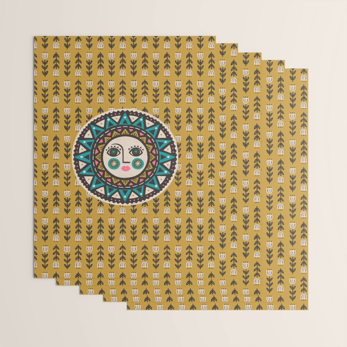 Sunshine & Flowers Wrapping Paper Gallery Image 3