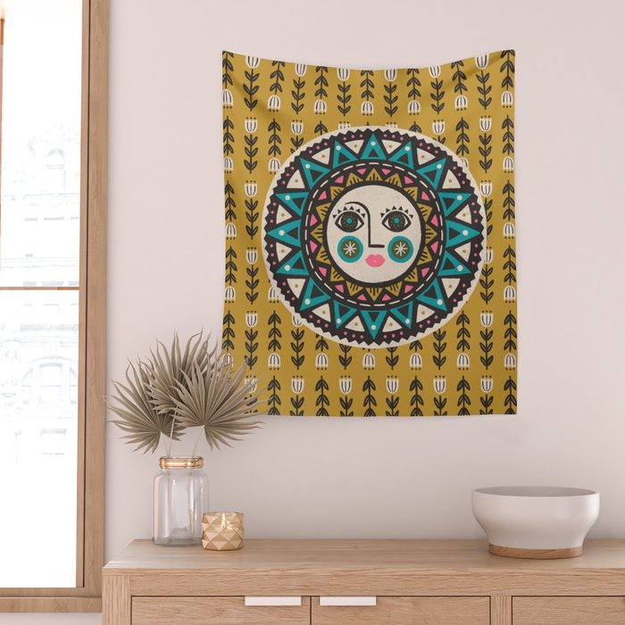 Sunshine & Flowers Wall Tapestry Gallery Image 2