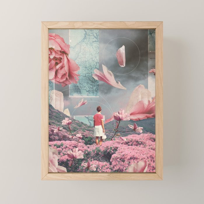 Trying to accept the Distance Mini Art Print Gallery Image 1