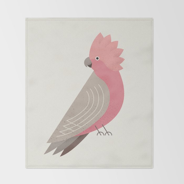 Whimsy Galah Throw Blanket Gallery Image 2