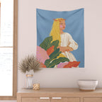 Her Name Is Courage Wall Tapestry Gallery Image 2