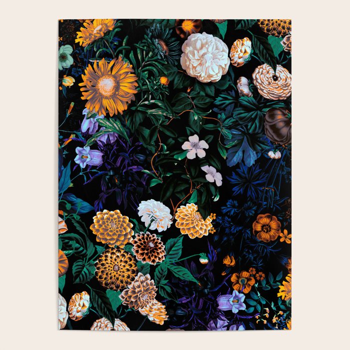 Multicolor Night Forest Poster Gallery Image 4