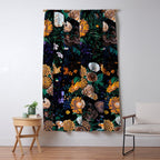 Multicolor Night Forest Window Curtain Gallery Image 5