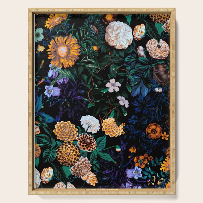 Multicolor Night Forest Serving Tray Gallery Image 1