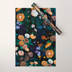 Multicolor Night Forest Wrapping Paper Gallery Image 1