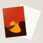 LANDSHAPES - Desert - sunset Stationery Card Gallery Image 2