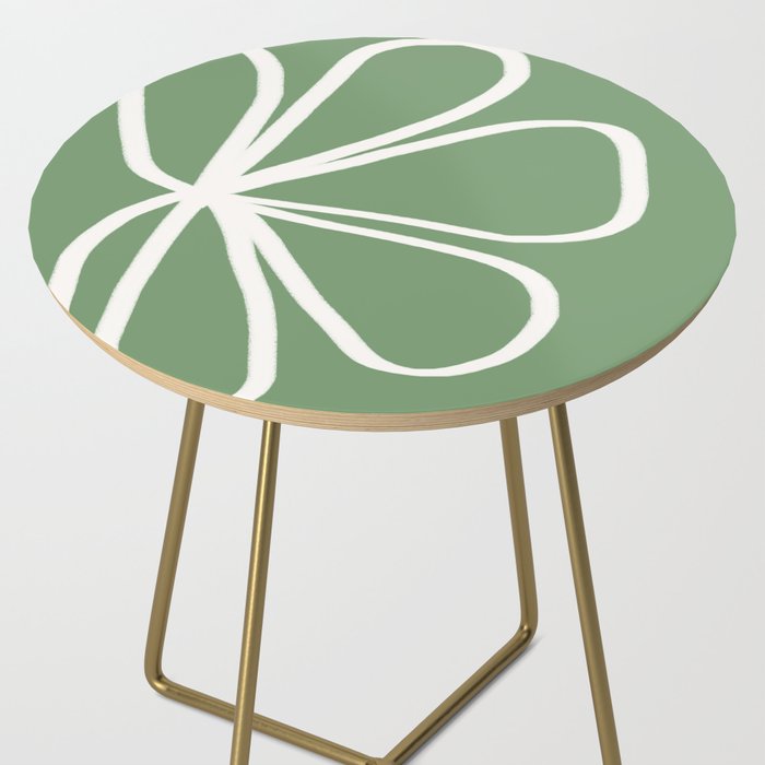 Minimal Flora - clover green Side Table Gallery Image 2