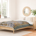 Concourse Of The Birds By Habiballah Of Sava Duvet Cover Gallery Image 2