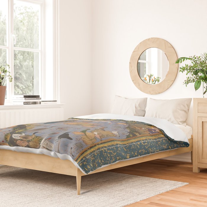 Concourse Of The Birds By Habiballah Of Sava Duvet Cover Gallery Image 2