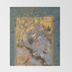 Concourse Of The Birds By Habiballah Of Sava Throw Blanket Gallery Image 2