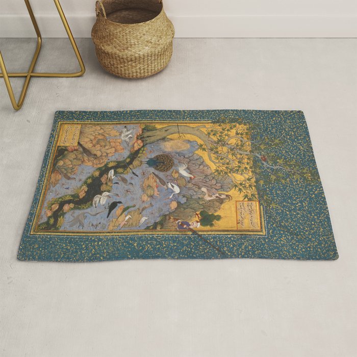Concourse Of The Birds By Habiballah Of Sava Rug Gallery Image 1