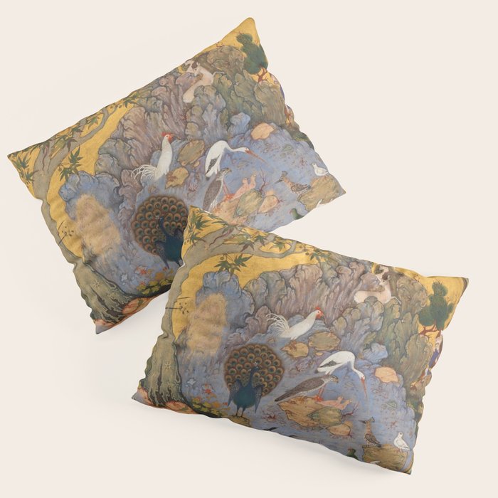 Concourse Of The Birds By Habiballah Of Sava Pillow Sham Gallery Image 1
