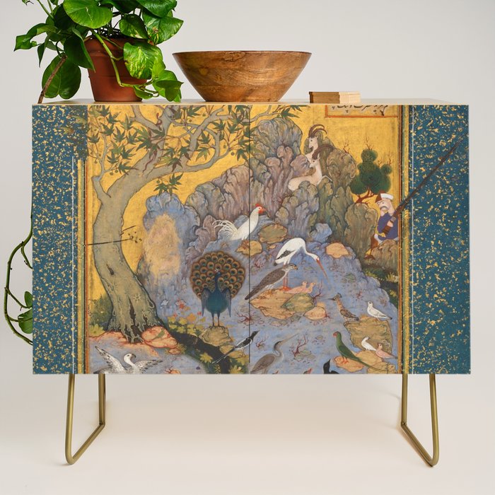 Concourse Of The Birds By Habiballah Of Sava Credenza Gallery Image 1