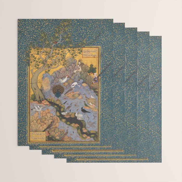Concourse Of The Birds By Habiballah Of Sava Wrapping Paper Gallery Image 3
