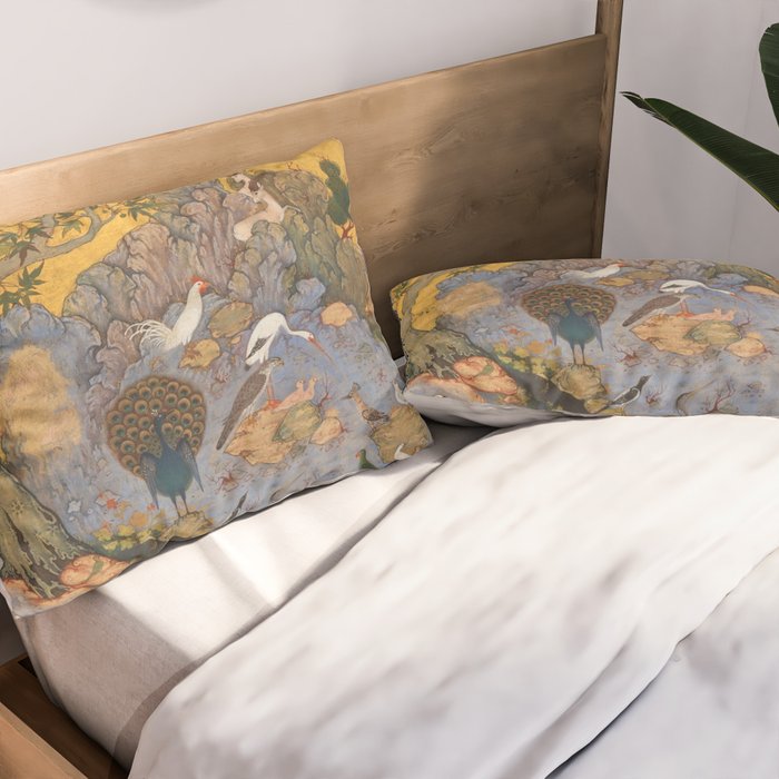 Concourse Of The Birds By Habiballah Of Sava Pillow Sham Gallery Image 2