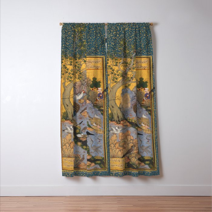 Concourse Of The Birds By Habiballah Of Sava Window Curtain Gallery Image 3
