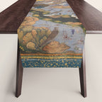 Concourse Of The Birds By Habiballah Of Sava Table Runner Gallery Image 1