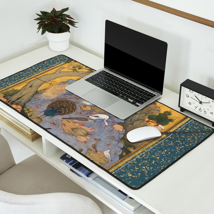Concourse Of The Birds By Habiballah Of Sava Desk Mat Gallery Image 2