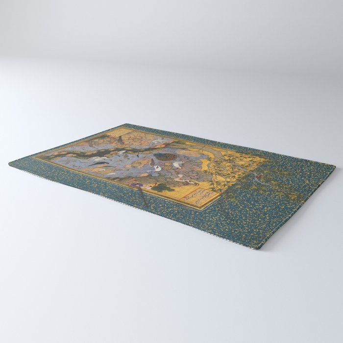 Concourse Of The Birds By Habiballah Of Sava Rug Gallery Image 3