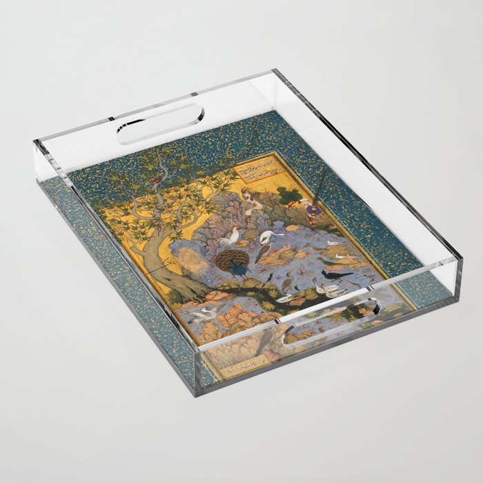 Concourse Of The Birds By Habiballah Of Sava Acrylic Tray Gallery Image 1